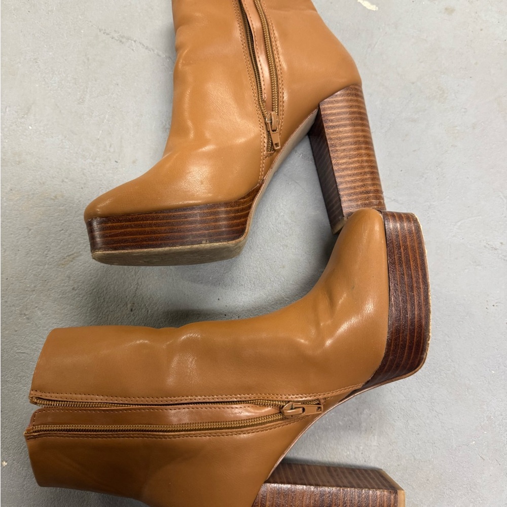 Madden Girl Brown Heeled Boots